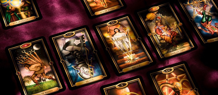rader med gratis tarot kort