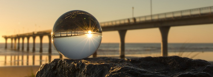 gratis spådom i solnedgång